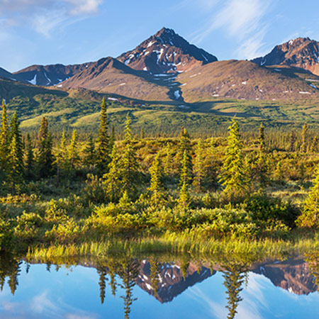 Serenity Lake in Alaska