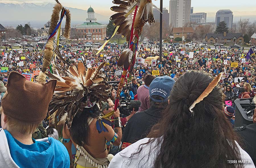 “A crowd of 6,000 turned out for the Monumental Mistake rally in Salt Lake City on Dec. 2nd