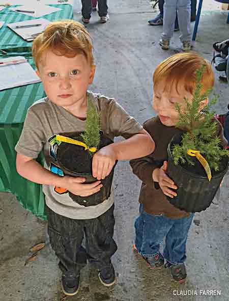 Boys at Wakulla County’s Arbor Day Celebration