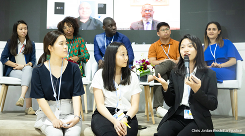 Group of young leaders at COP27