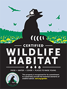 Make your garden a National Wildlife Federation Certified Wildlife Habitat