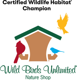 Certified Wildlife Habitat Champion Wild Birds Unlimited Nature Shop